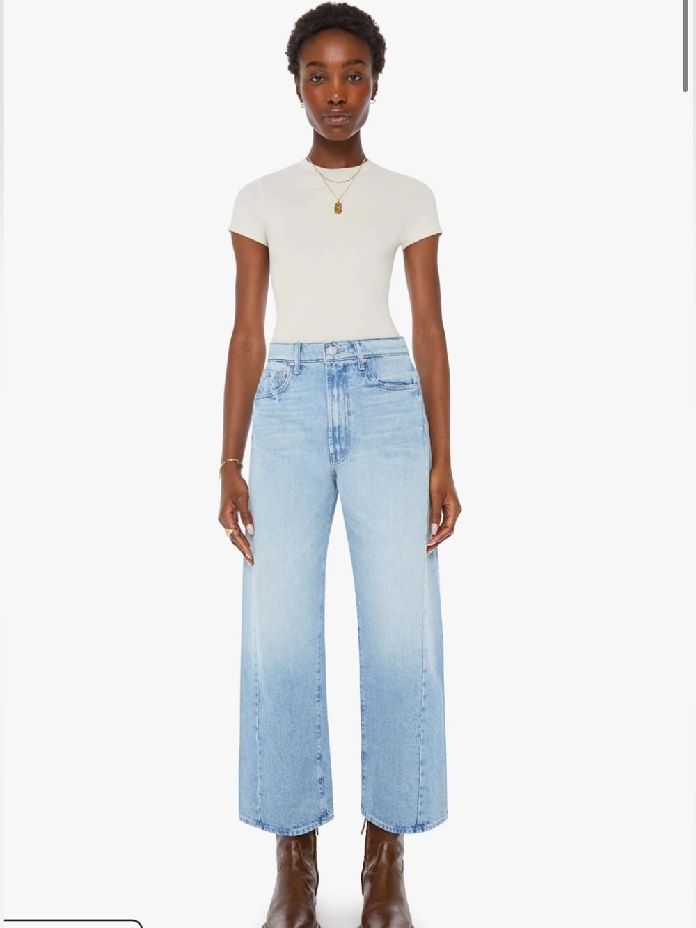 NWT MOTHER The Half Pipe Ankle in This Is How I Roll Sz 27